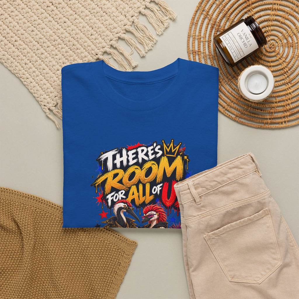 Morikarma Signature T — "There's Room for All of Us" Cute Animal Group Graphic Tee