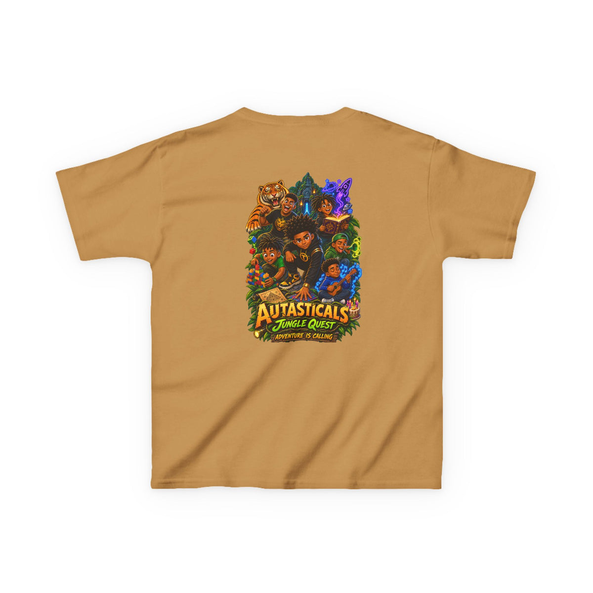 Autasticals™ Jungle Quest Kids T-Shirt– Celebrating Neurodiverse Kids Superpowers