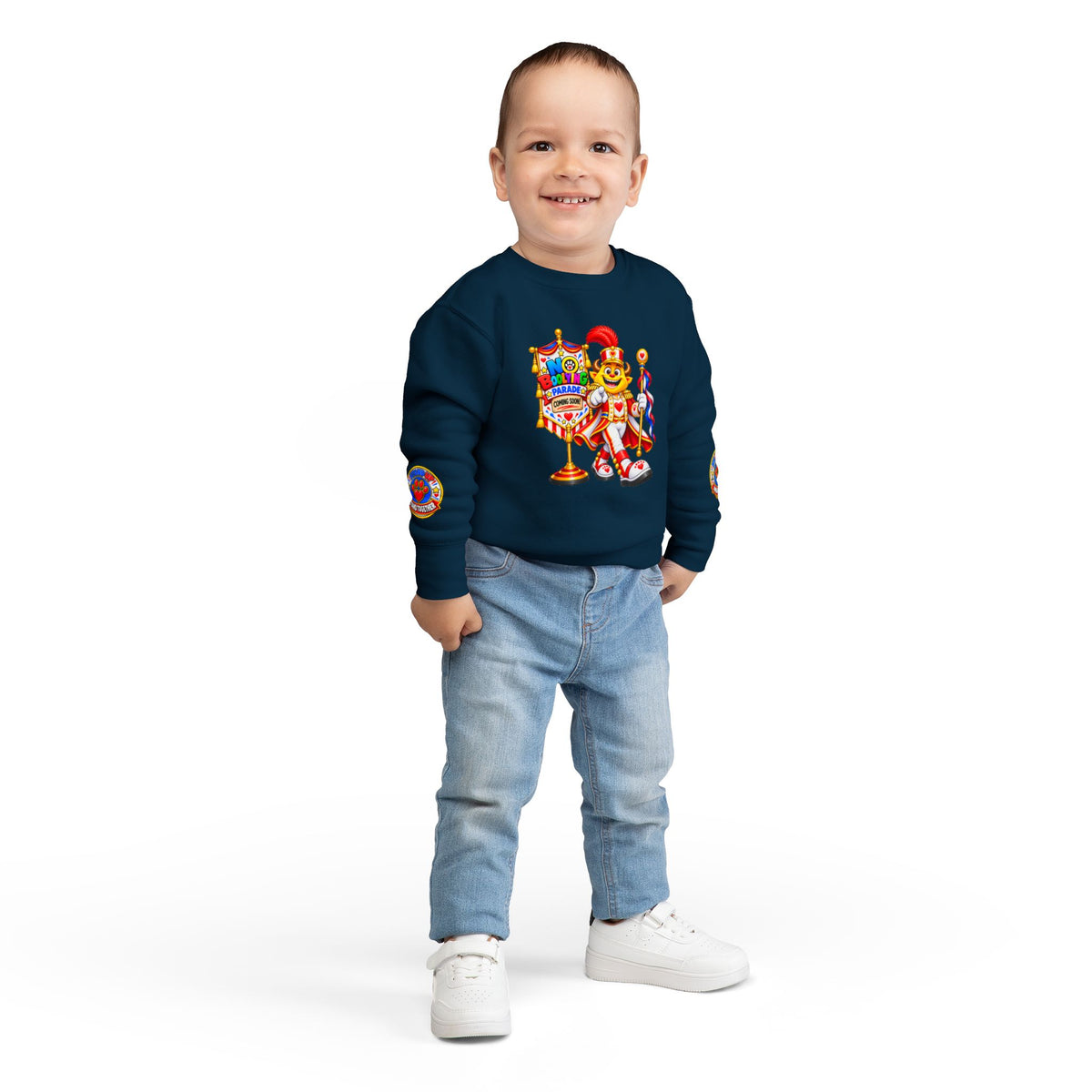 Toddler Sweatshirt — Kindness Parade Mascot Kids Pullover