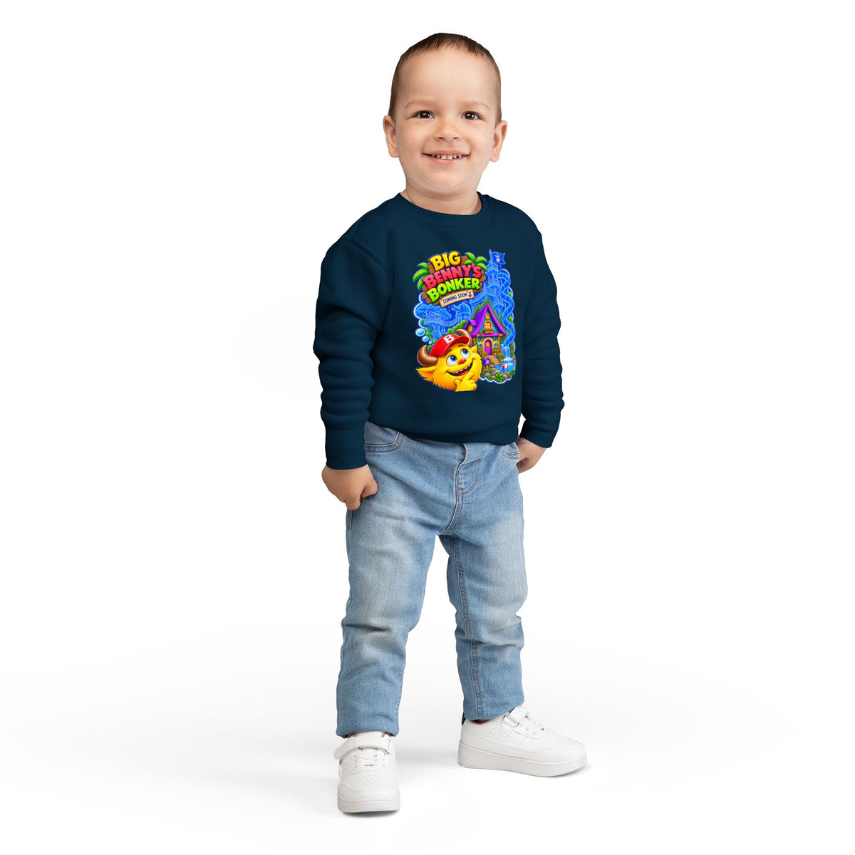 No Boolying: Toddler Big Benny’s Bonker Sweatshirt