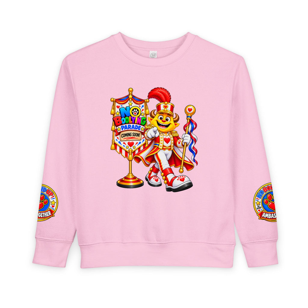 Toddler Sweatshirt — Kindness Parade Mascot Kids Pullover