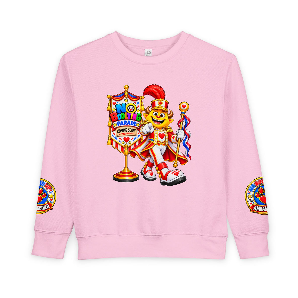 Toddler Sweatshirt — Kindness Parade Mascot Kids Pullover