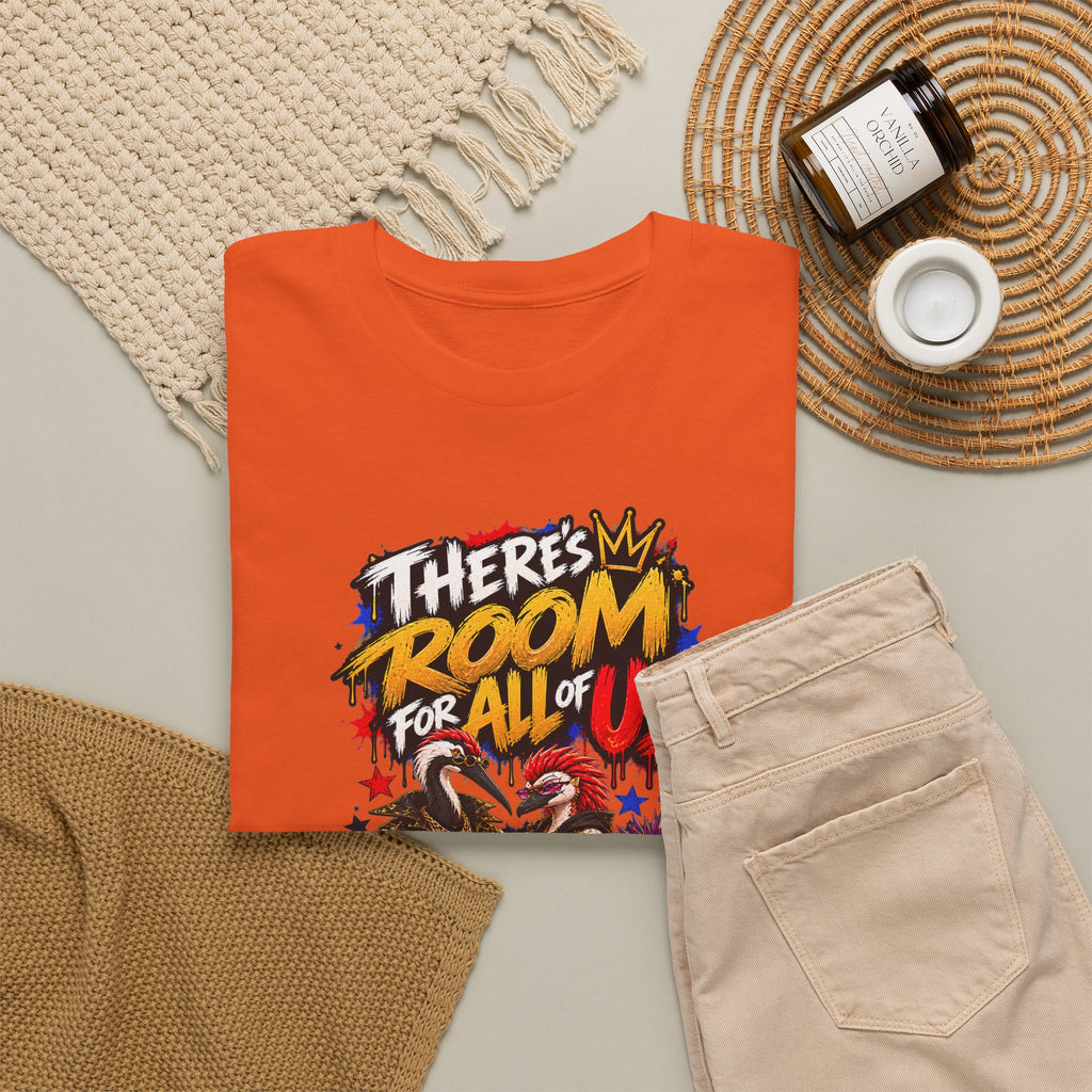 Morikarma Signature T — "There's Room for All of Us" Cute Animal Group Graphic Tee
