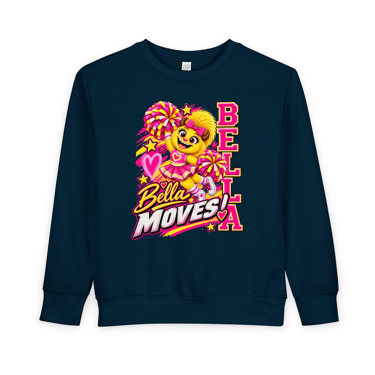 No Boolying: Toddler Bella Moves! Cheerleader Sweatshirt