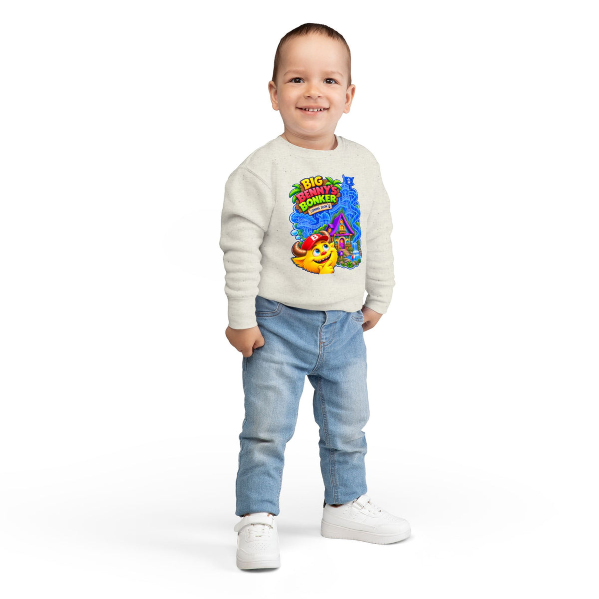No Boolying: Toddler Big Benny’s Bonker Sweatshirt