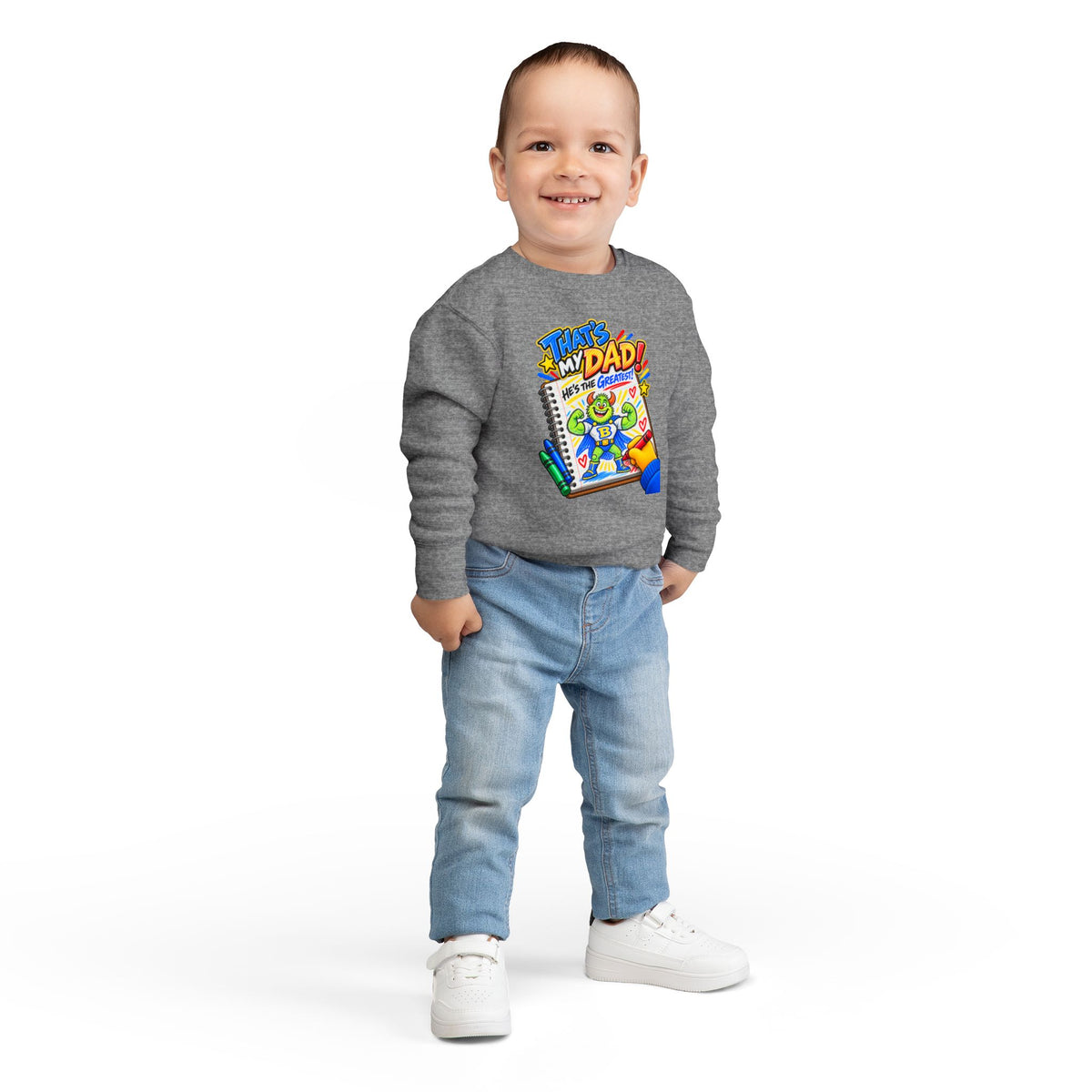 No Boolying: That’s My Dad! Toddler Sweatshirt