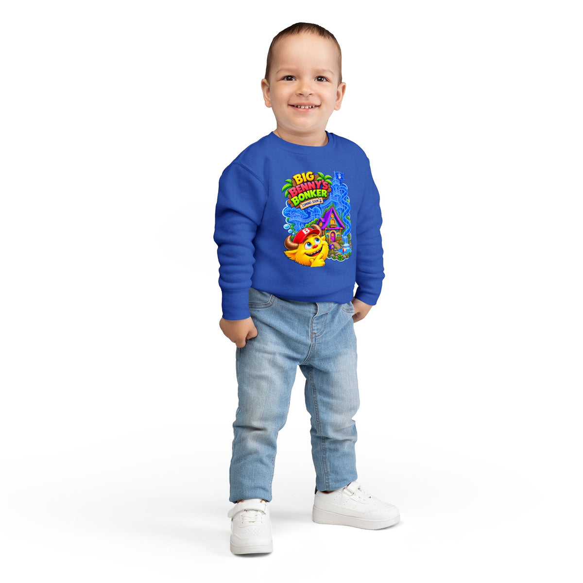 No Boolying: Toddler Big Benny’s Bonker Sweatshirt