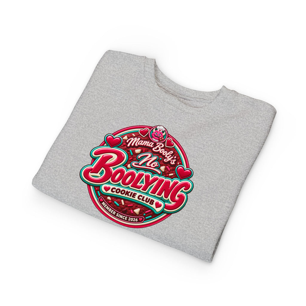 No Boolying: Velvy Cookie Club Toddler Sweatshir t