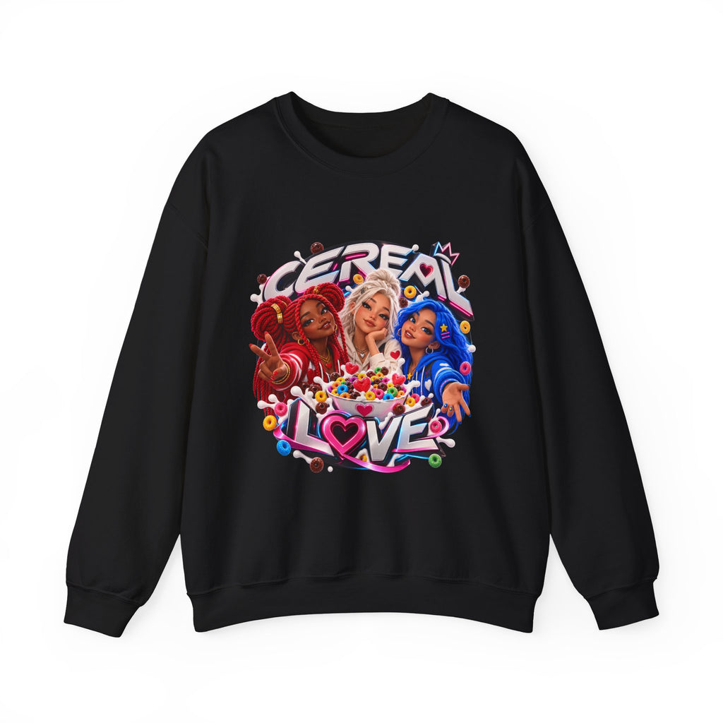 Red, White & Hue: Cereal Love Crewneck Sweatshirt