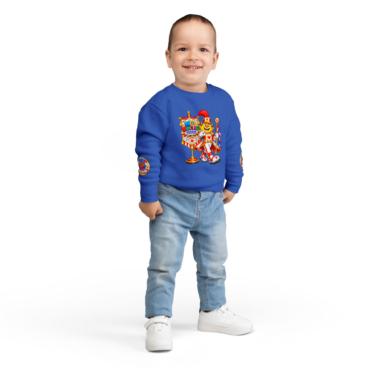 Toddler Sweatshirt — Kindness Parade Mascot Kids Pullover