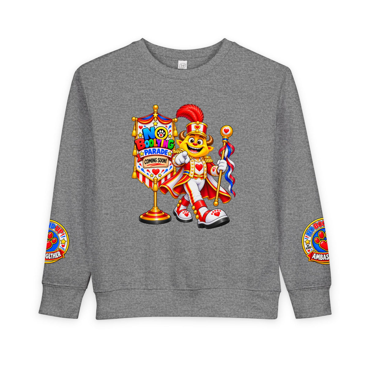 Toddler Sweatshirt — Kindness Parade Mascot Kids Pullover
