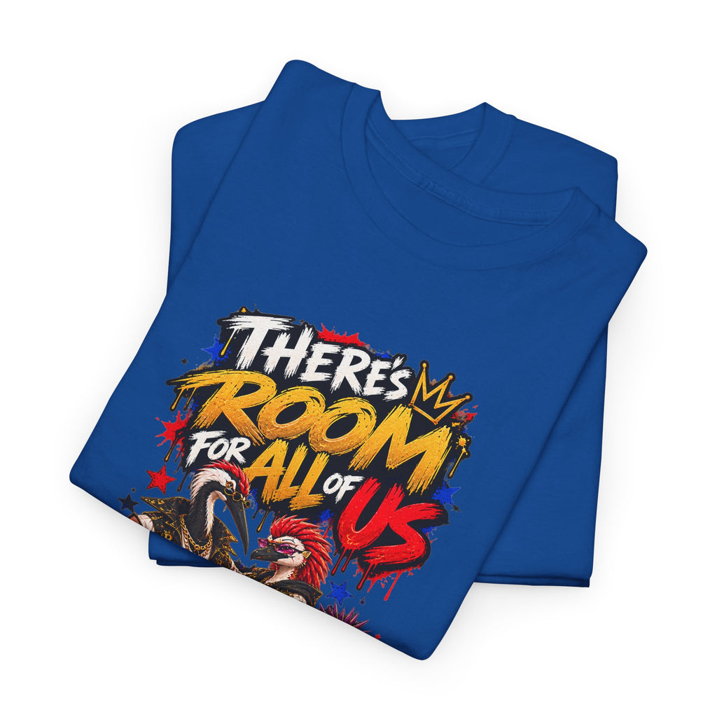 Morikarma Signature T — "There's Room for All of Us" Cute Animal Group Graphic Tee