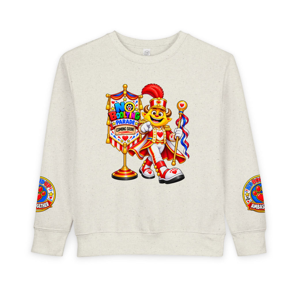 Toddler Sweatshirt — Kindness Parade Mascot Kids Pullover