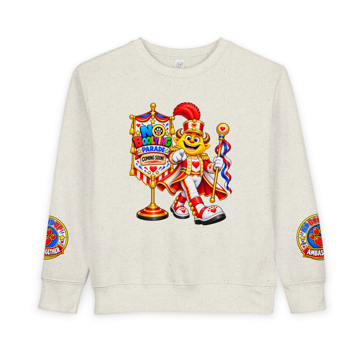 Toddler Sweatshirt — Kindness Parade Mascot Kids Pullover