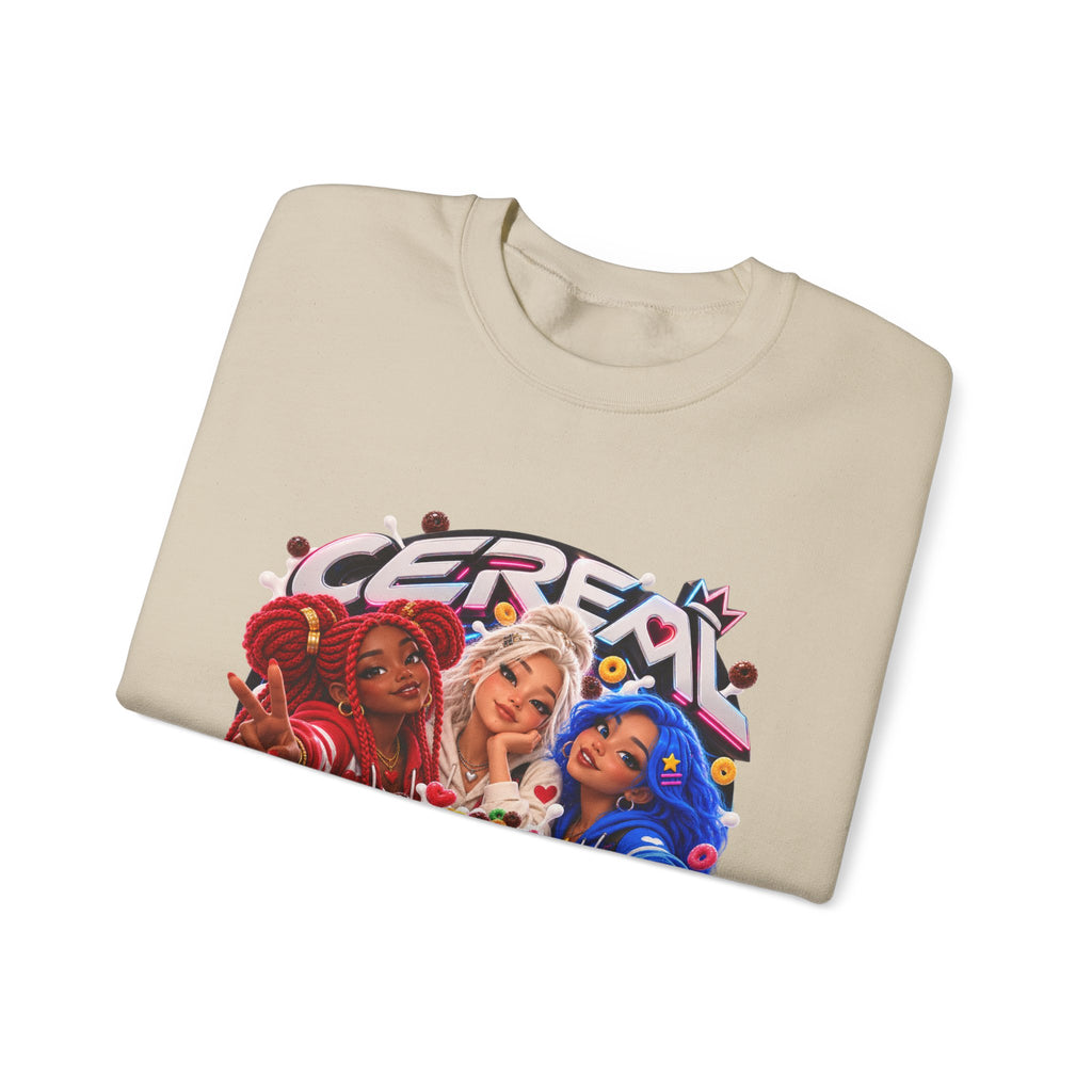 Red, White & Hue: Cereal Love Crewneck Sweatshirt