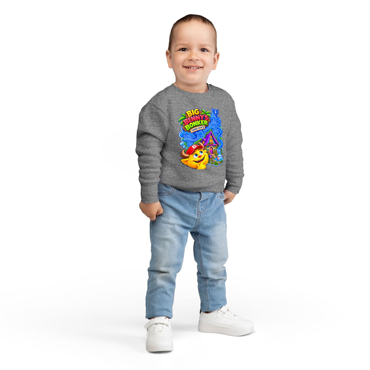 No Boolying: Toddler Big Benny’s Bonker Sweatshirt
