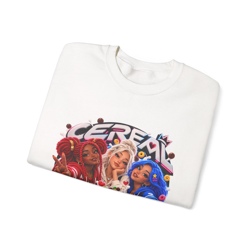Red, White & Hue: Cereal Love Crewneck Sweatshirt