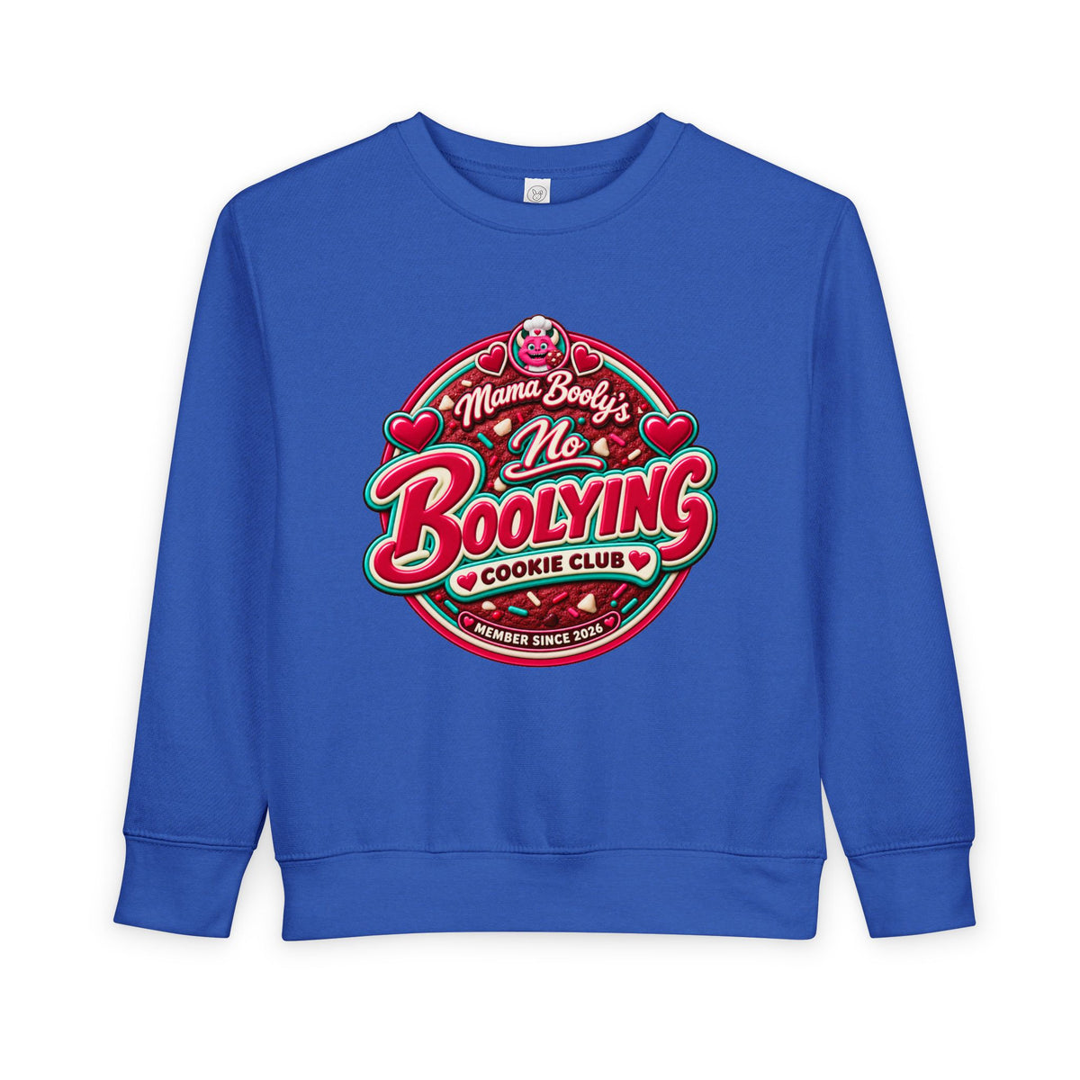 No Boolying: Velvy Cookie Club Toddler Sweatshir t