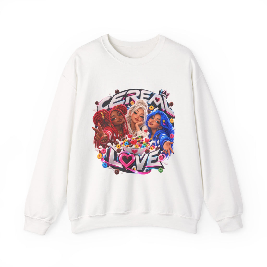 Red, White & Hue: Cereal Love Crewneck Sweatshirt