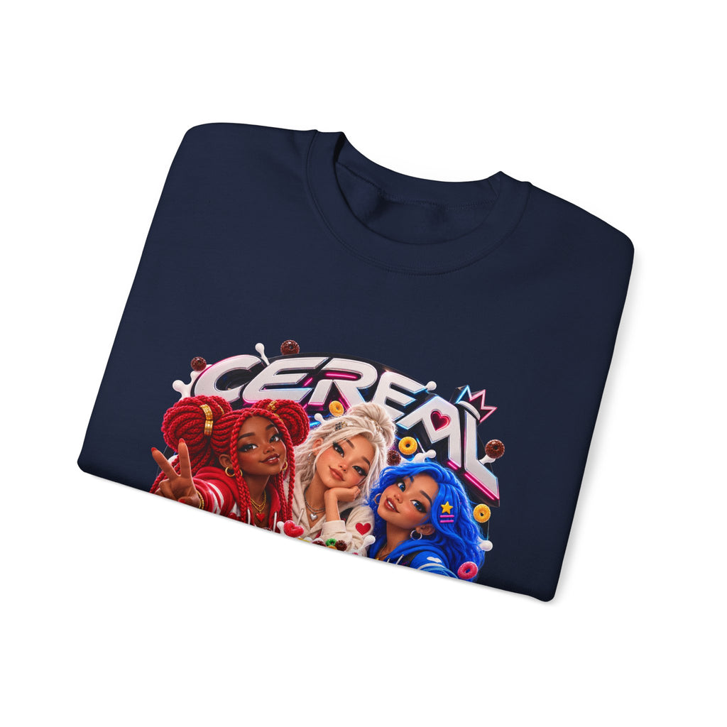 Red, White & Hue: Cereal Love Crewneck Sweatshirt