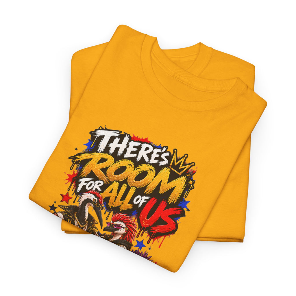 Morikarma Signature T — "There's Room for All of Us" Cute Animal Group Graphic Tee