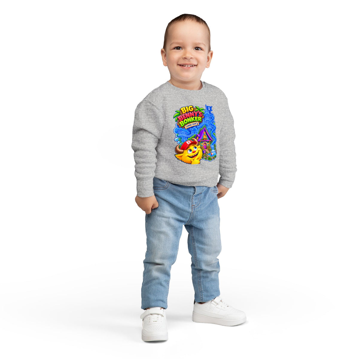 No Boolying: Toddler Big Benny’s Bonker Sweatshirt