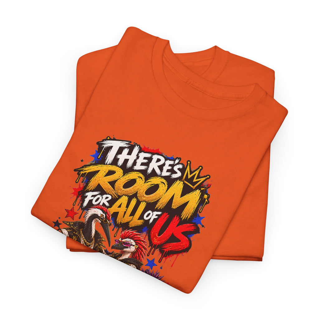 Morikarma Signature T — "There's Room for All of Us" Cute Animal Group Graphic Tee