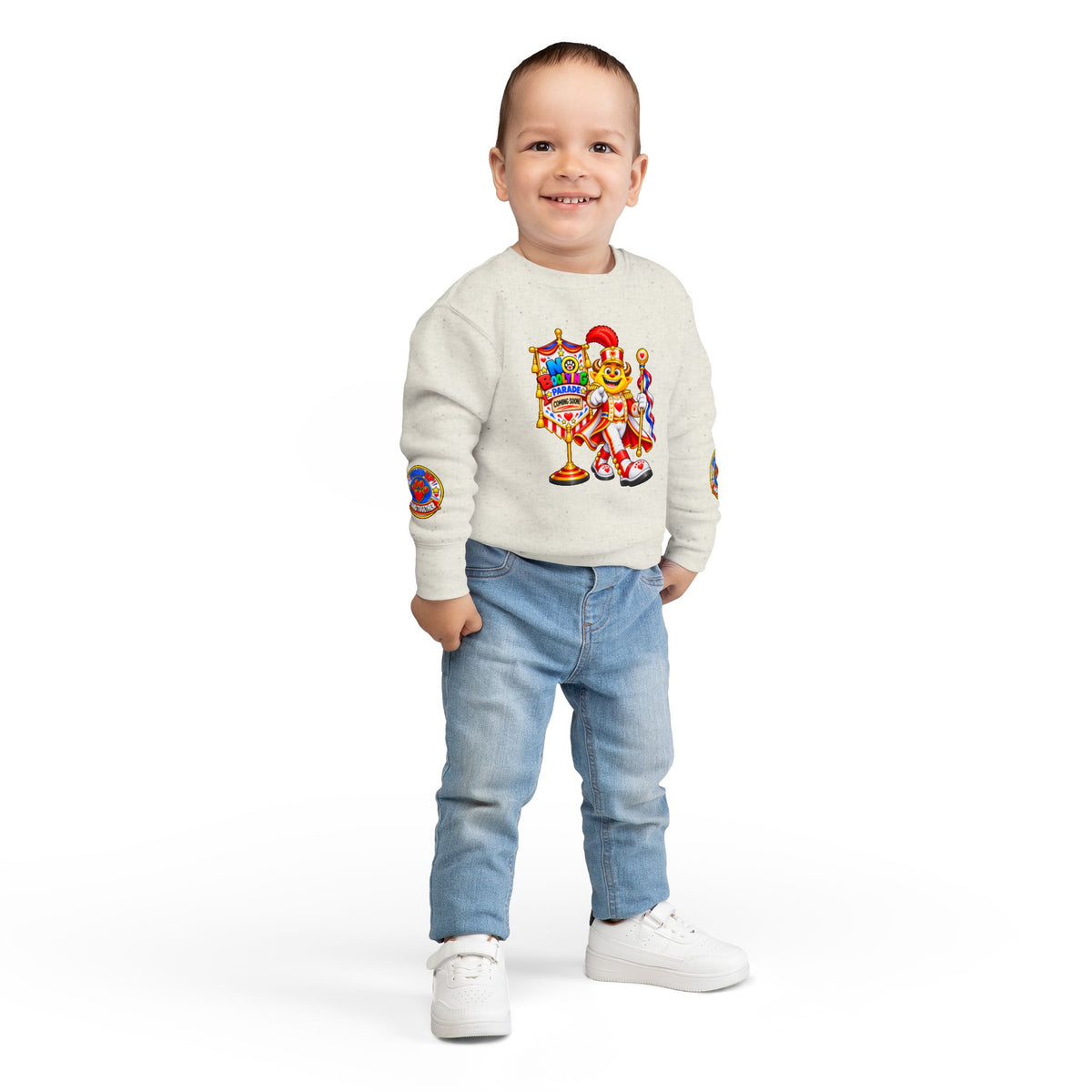 Toddler Sweatshirt — Kindness Parade Mascot Kids Pullover