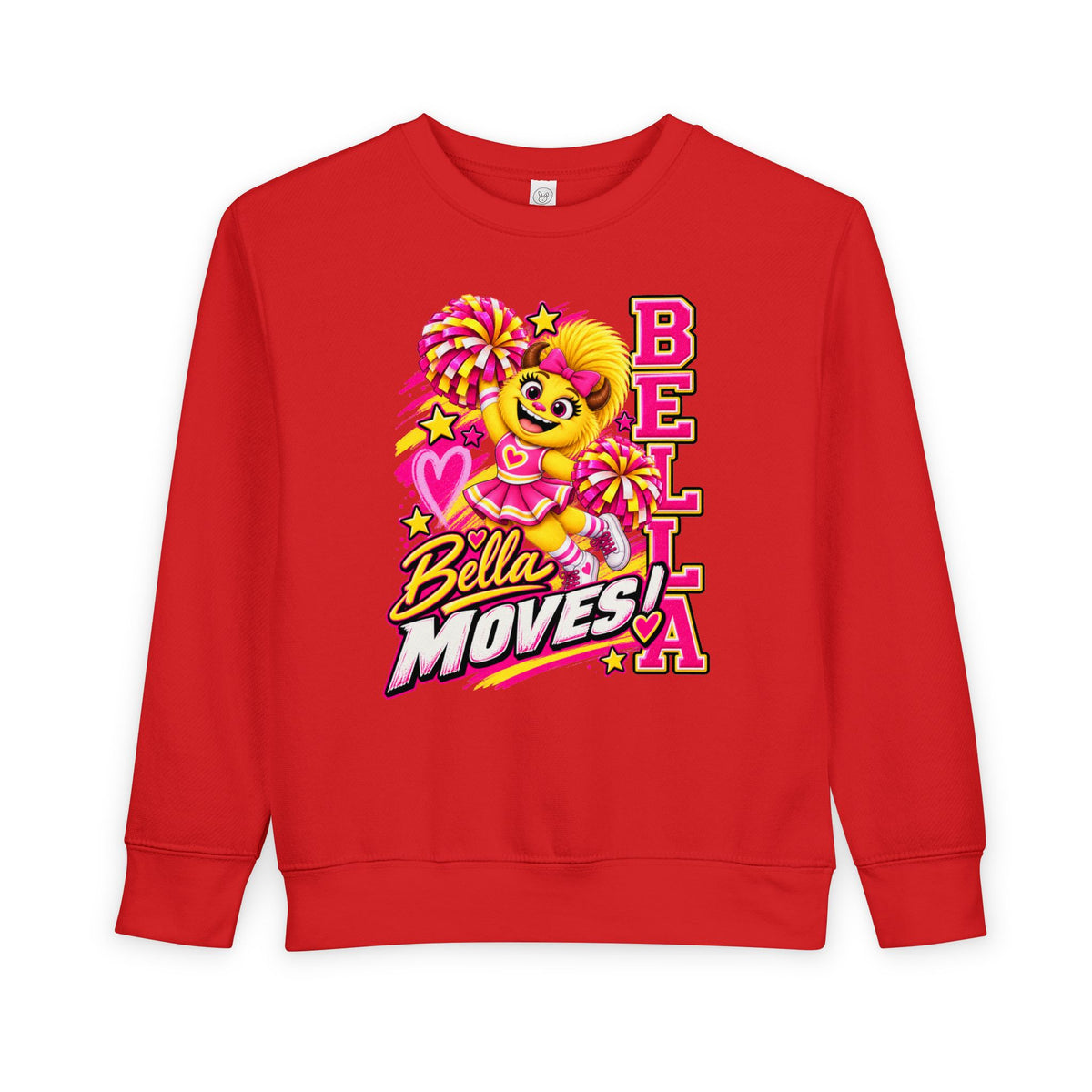 No Boolying: Toddler Bella Moves! Cheerleader Sweatshirt