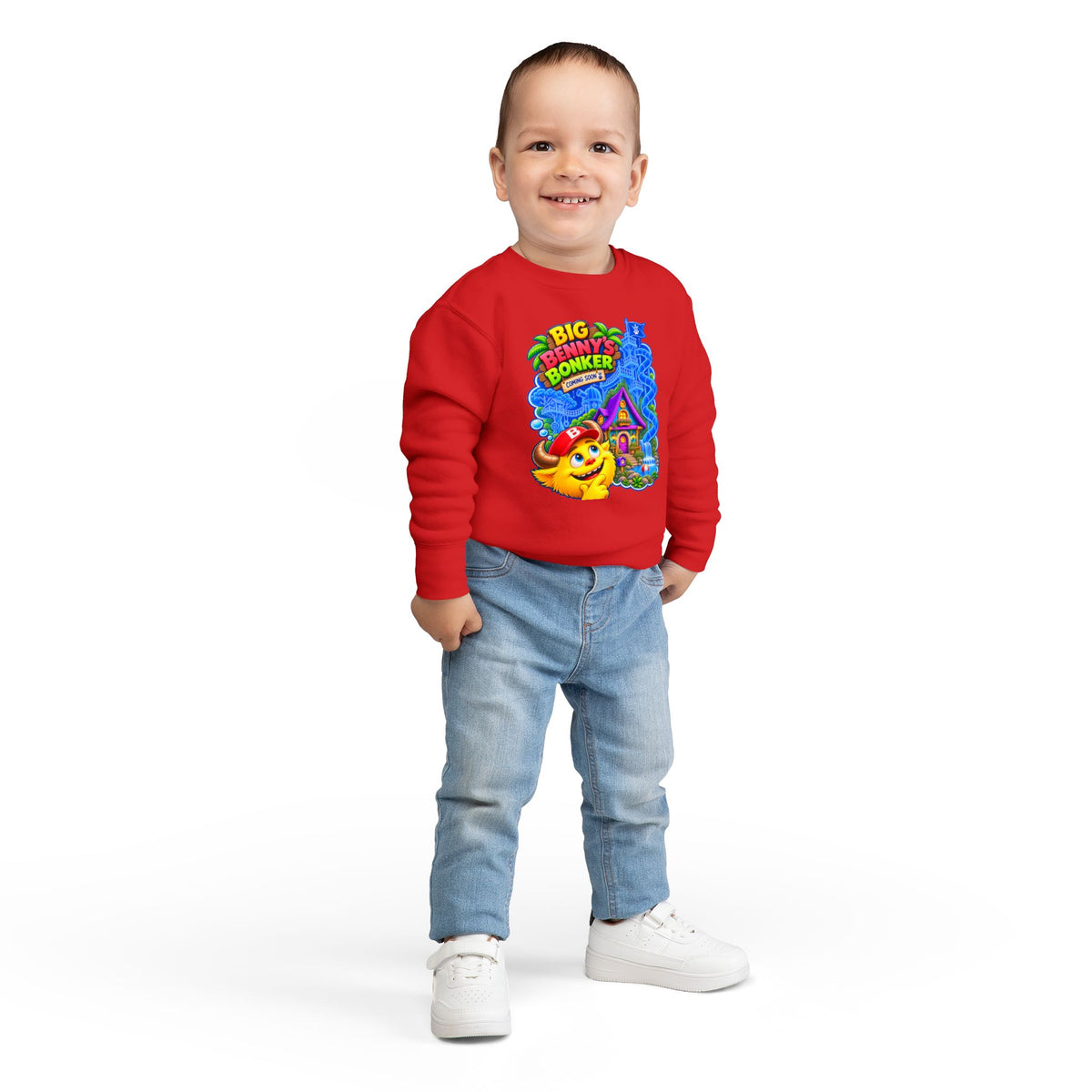 No Boolying: Toddler Big Benny’s Bonker Sweatshirt