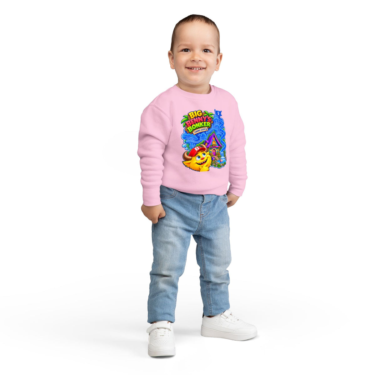 No Boolying: Toddler Big Benny’s Bonker Sweatshirt