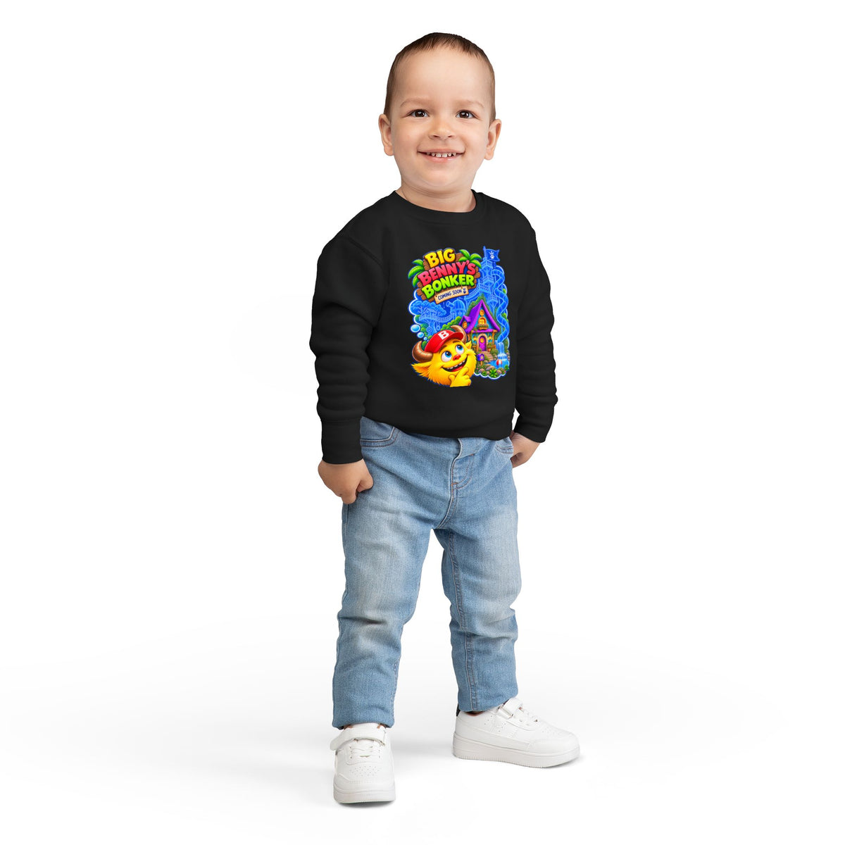 No Boolying: Toddler Big Benny’s Bonker Sweatshirt
