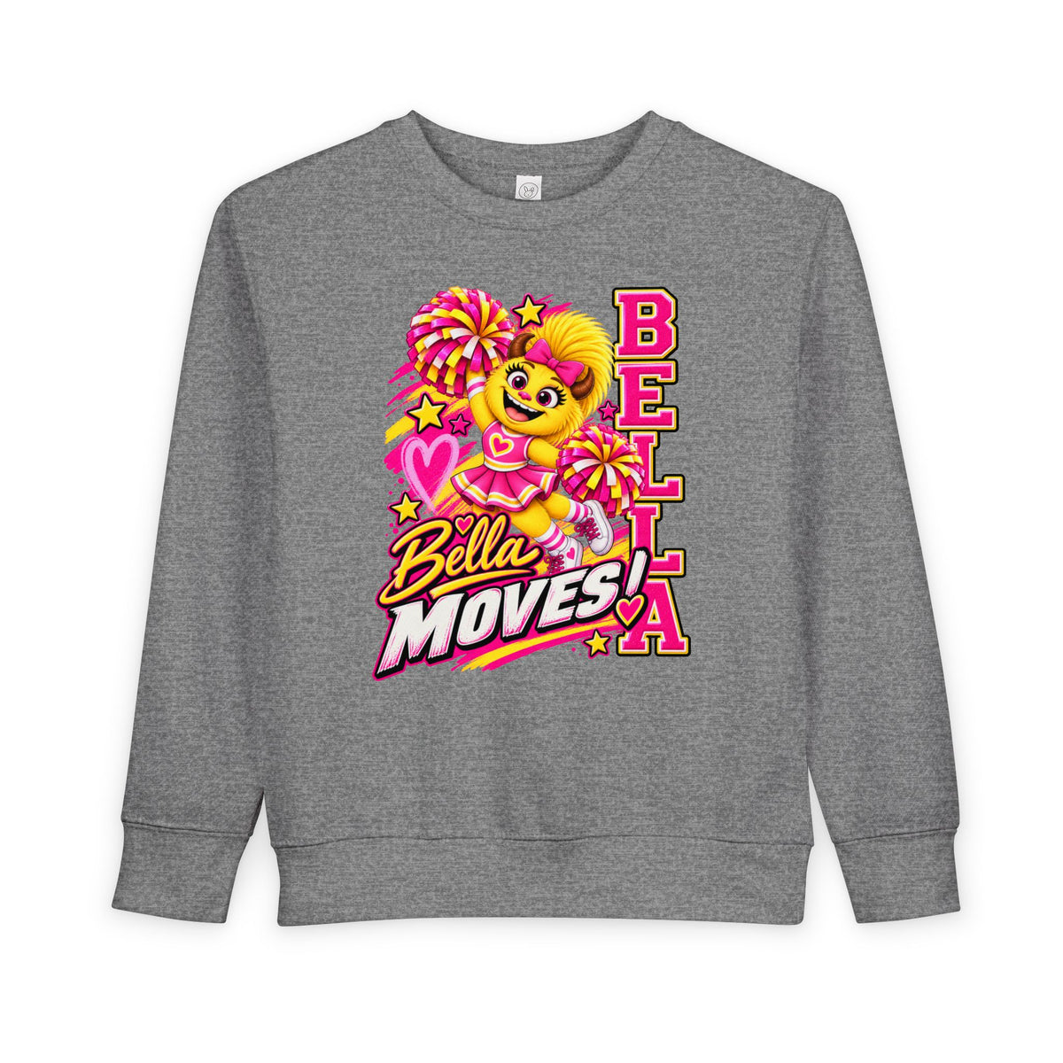 No Boolying: Toddler Bella Moves! Cheerleader Sweatshirt