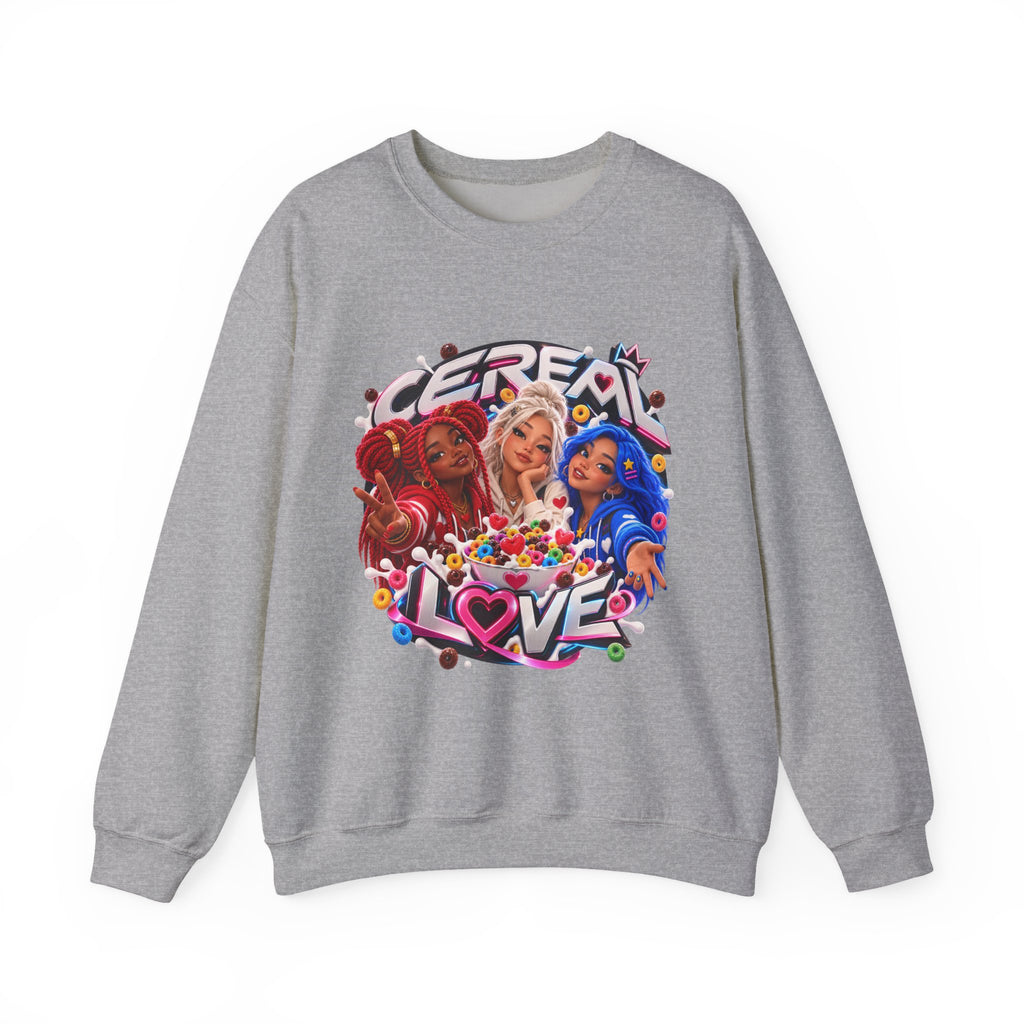 Red, White & Hue: Cereal Love Crewneck Sweatshirt