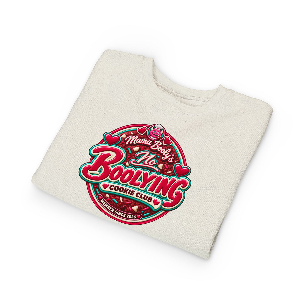 No Boolying: Velvy Cookie Club Toddler Sweatshir t