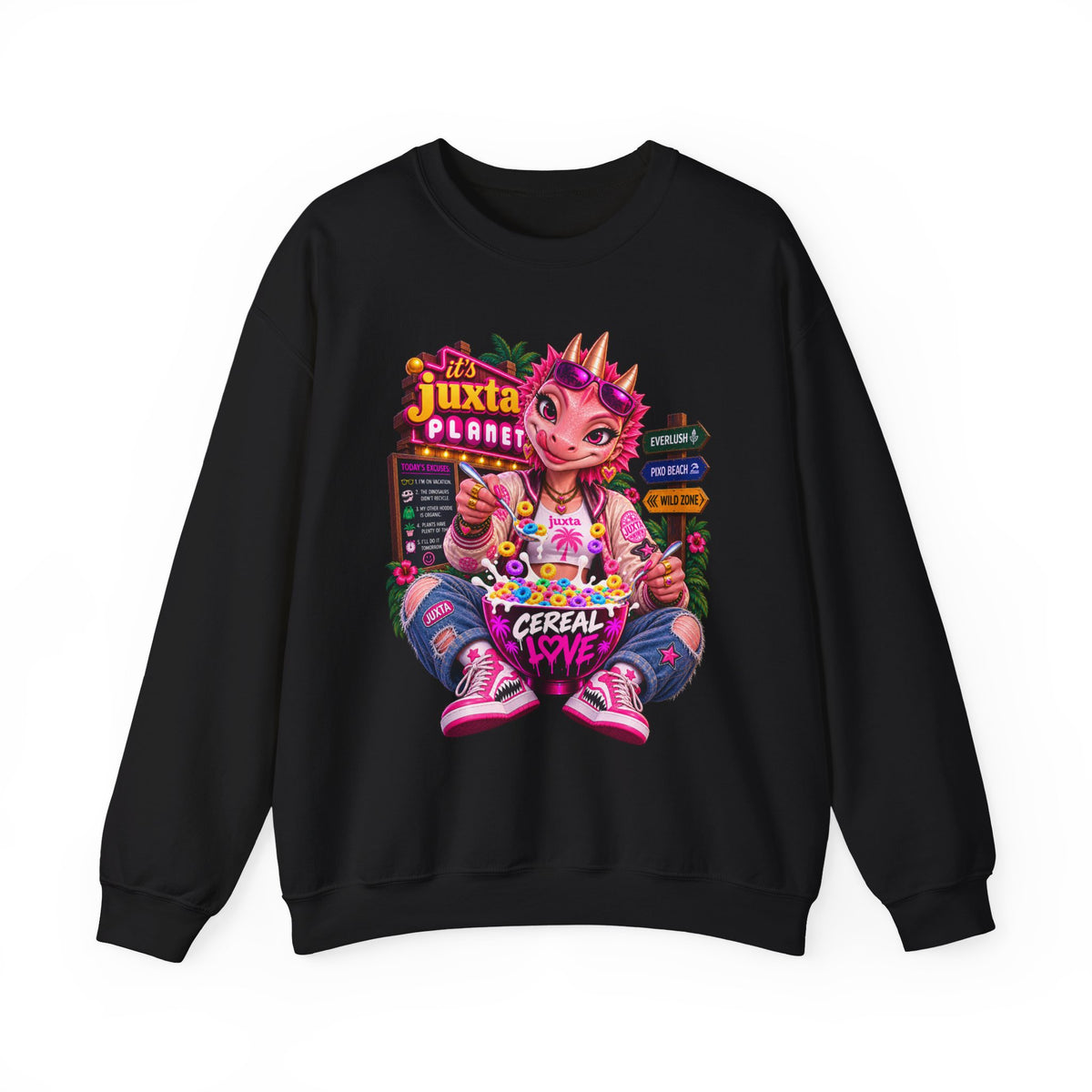 Morikarma: Cereal Love 1 Crewneck Sweatshirt