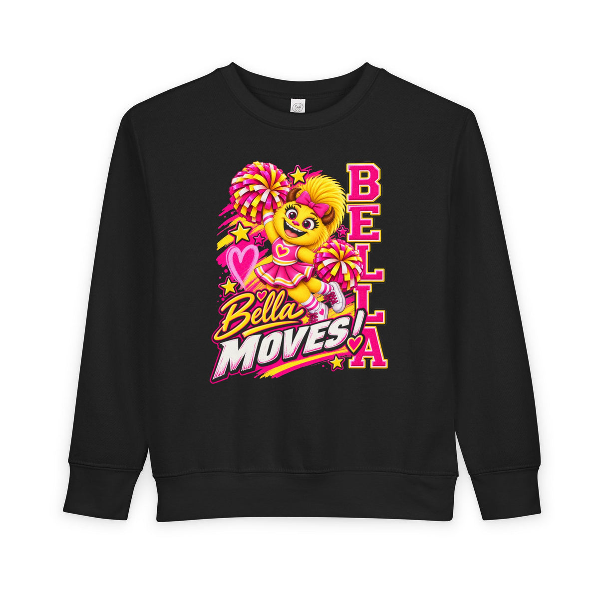 No Boolying: Toddler Bella Moves! Cheerleader Sweatshirt